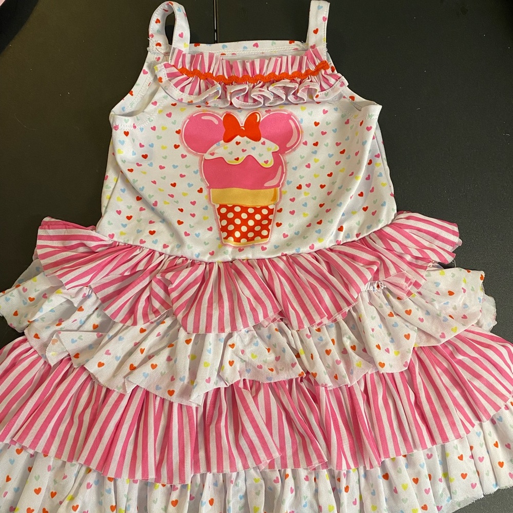 Disney Pippa & Julie Minnie Mouse Ice Cream Dress, Size 3T